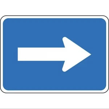 Accuform Diamond Grade Reflective Aluminum, 15 in x 21 in, Post mount holes FRG123DP